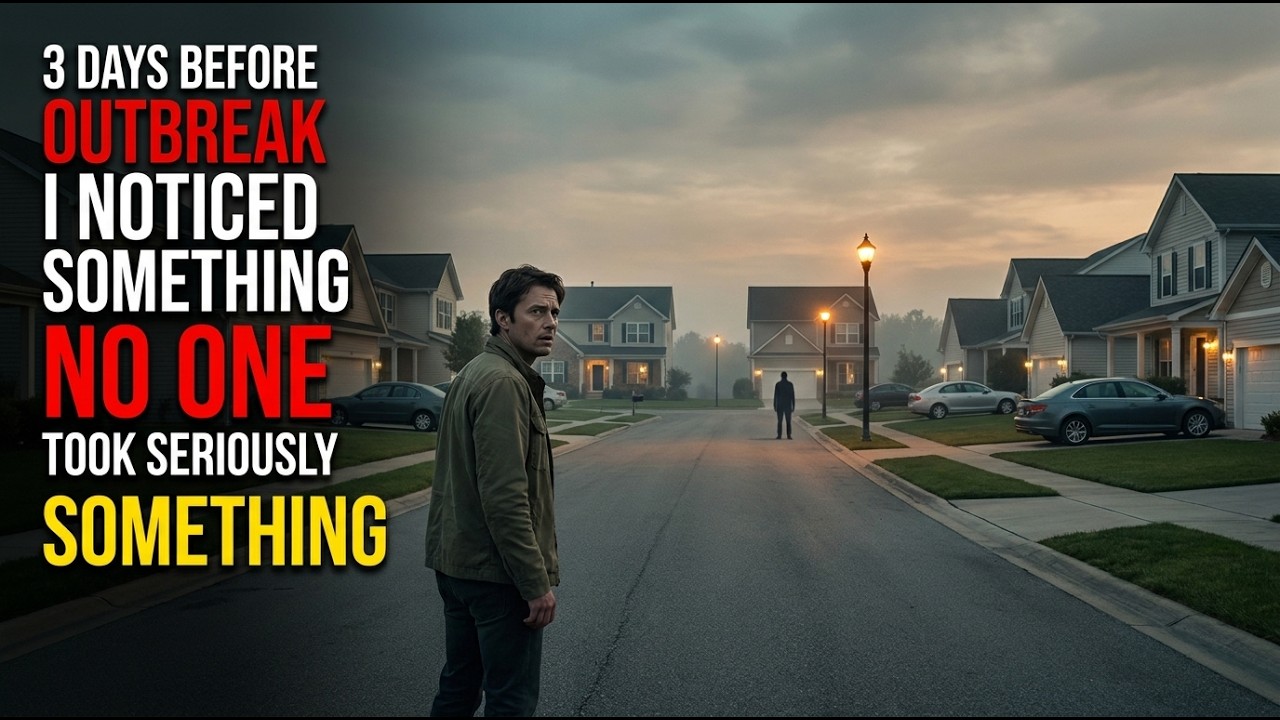 3 Days Before the Outbreak, I Noticed Something No One Else Took Seriously