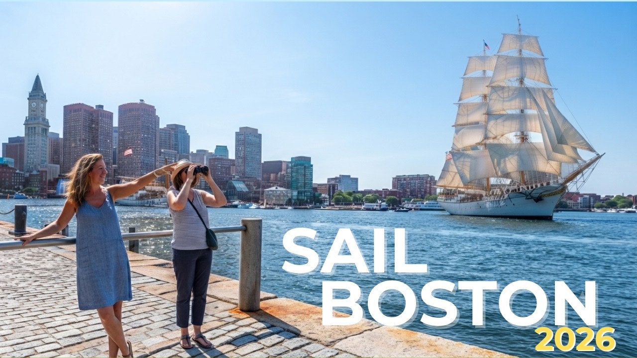 Sail Boston 2026 | Tall Ships From World | 4K Walking Tour | Sea Port Boston