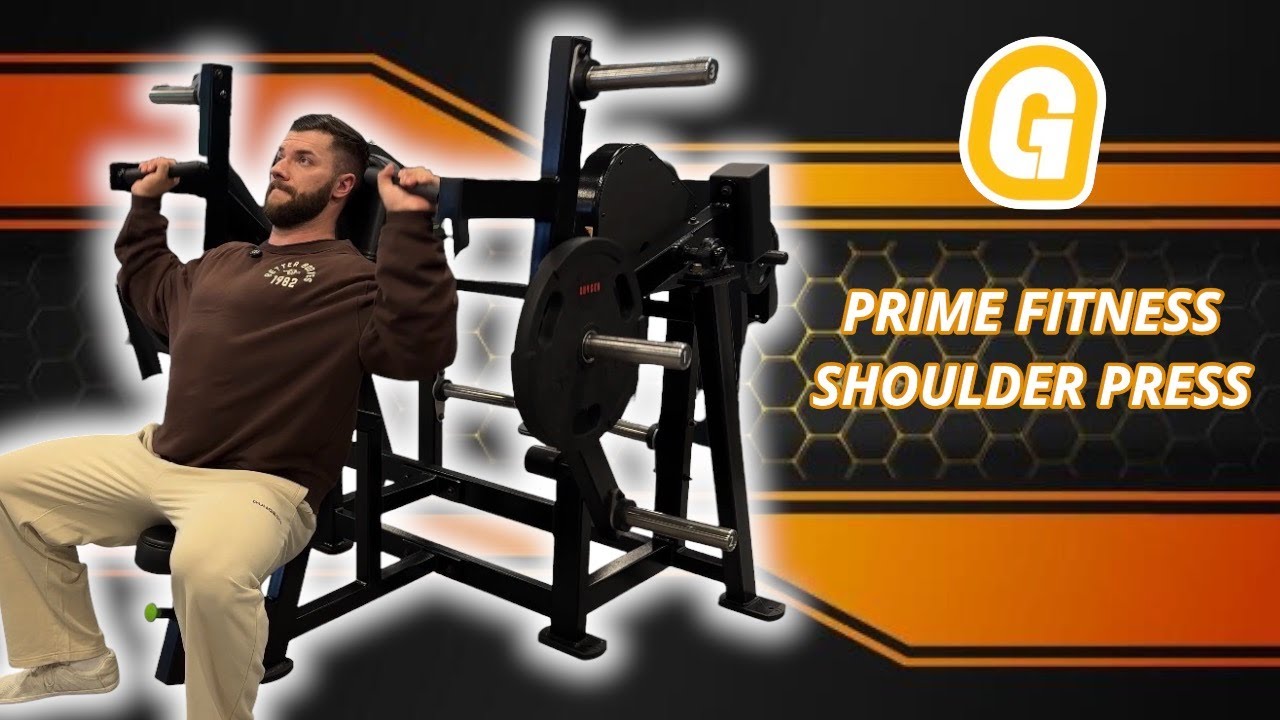 Prime Fitness Shoulder Press plate loaded