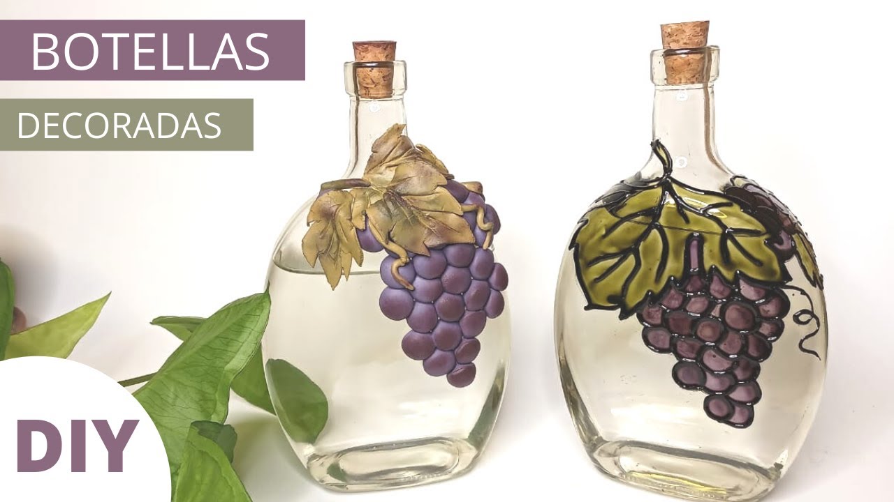 😃 Ideas para DECORAR BOTELLAS, paso a paso