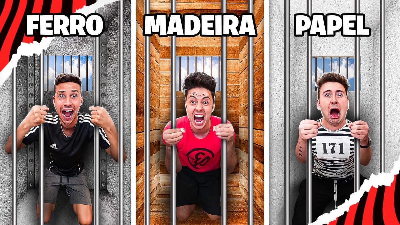 QUEM ESCAPAR DA PRIS&Atilde;O DE PAPEL, MADEIRA OU FERRO PRIMEIRO, VENCE! - Desafio