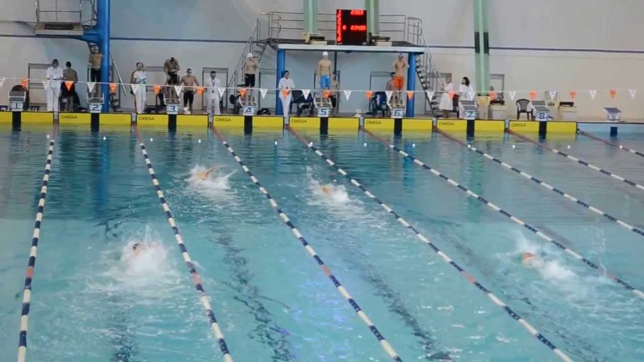 Boy's 4x100 freestyle relay 1st race Energy Standard Cup 2013 Dnipropetrovs'k