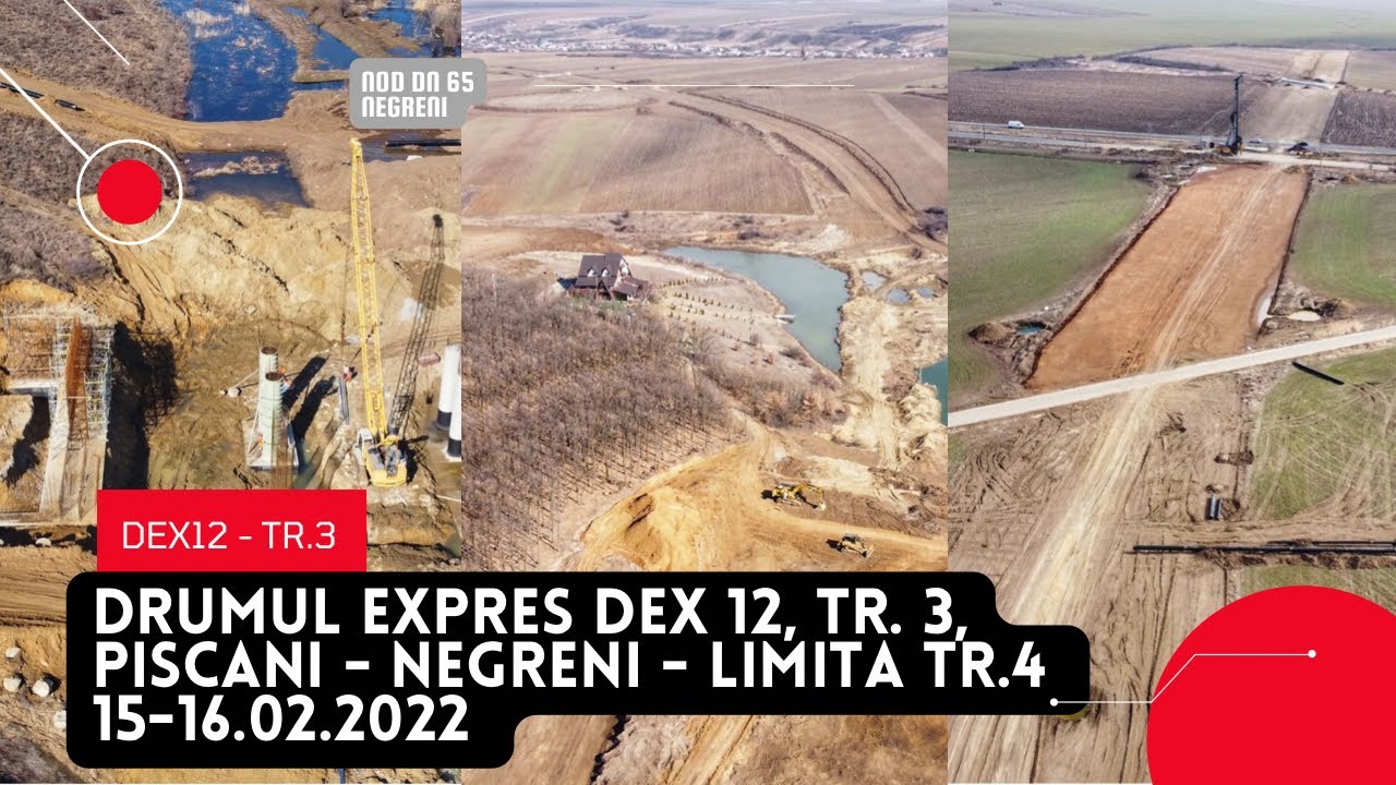 Drumul Expres Craiova - Pitesti DEx12, Tr. 3, Filmare Piscani, Negreni si Colonesti (Tr. 4) | UMB
