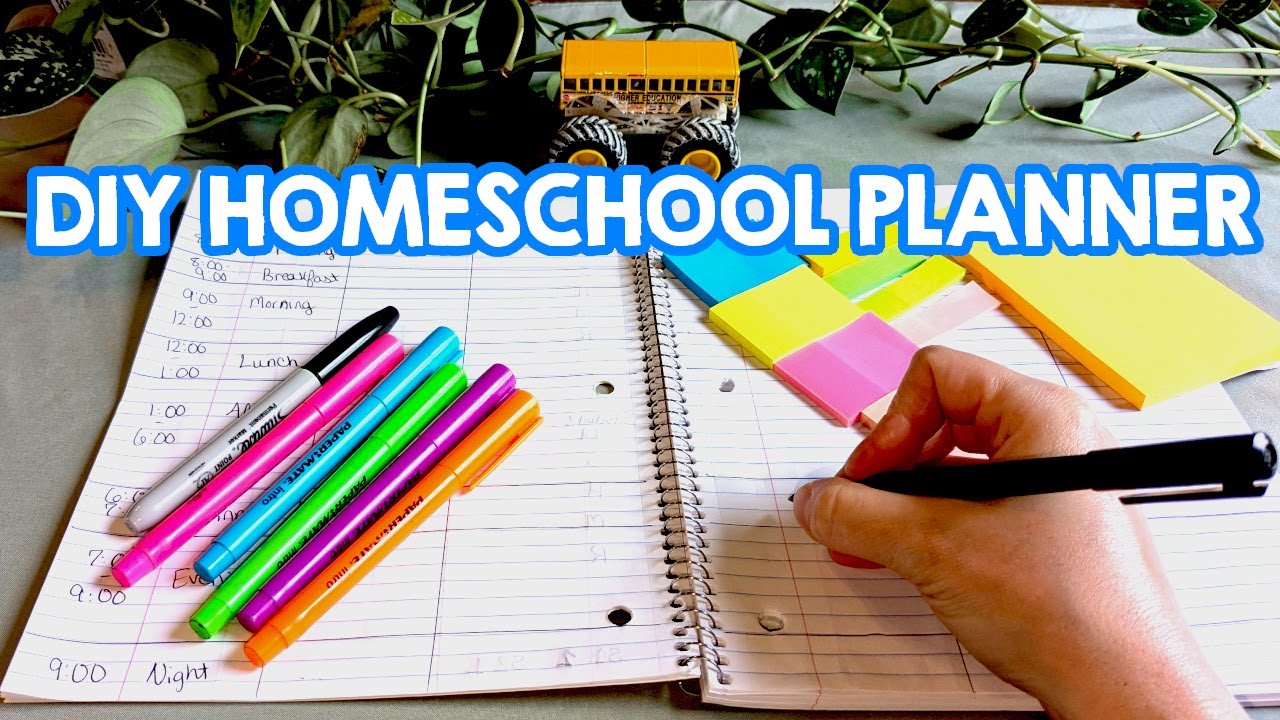 50¢ Homeschool Planner Customizable