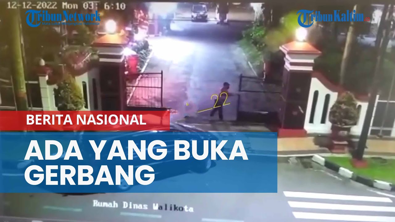 CCTV Perampokan Rumah Dinas Wali Kota Blitar Terbongkar, Ada yang Bukakan Gerbang