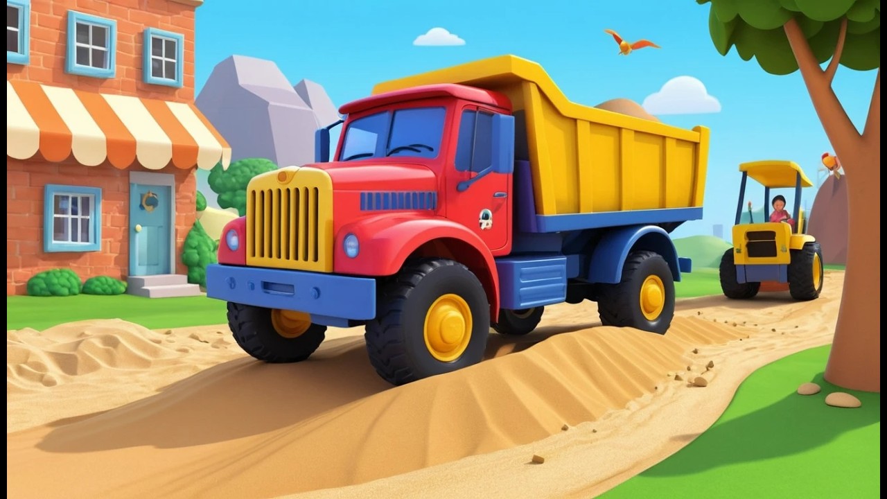 Грузовик Sandbox доставляет песок повсюду