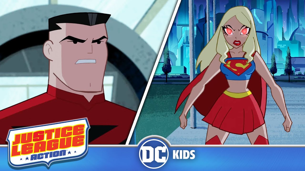 Superman vs Supergirl! | Justice League Action | 