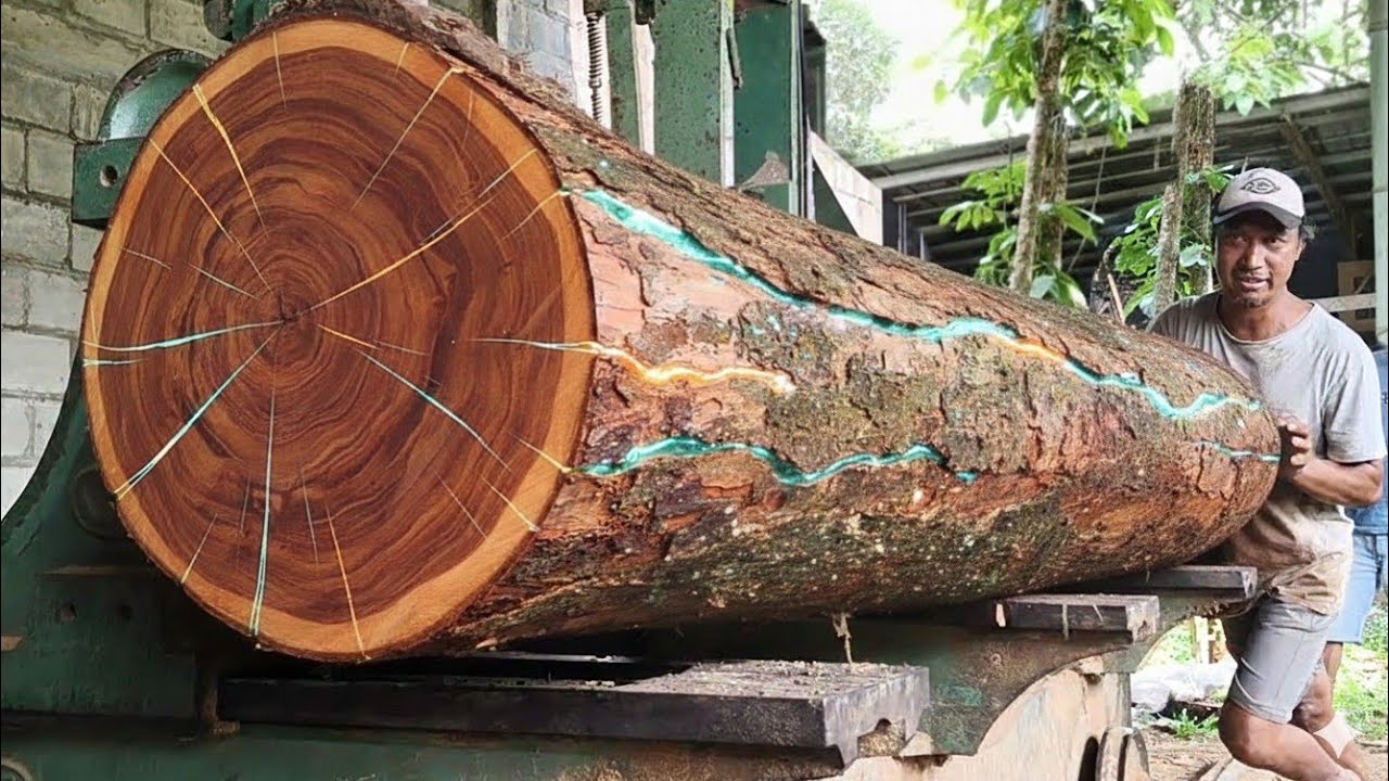 Not Just a Teak Wood Log, Its Contents Make Collectors Stare in Amazement! 