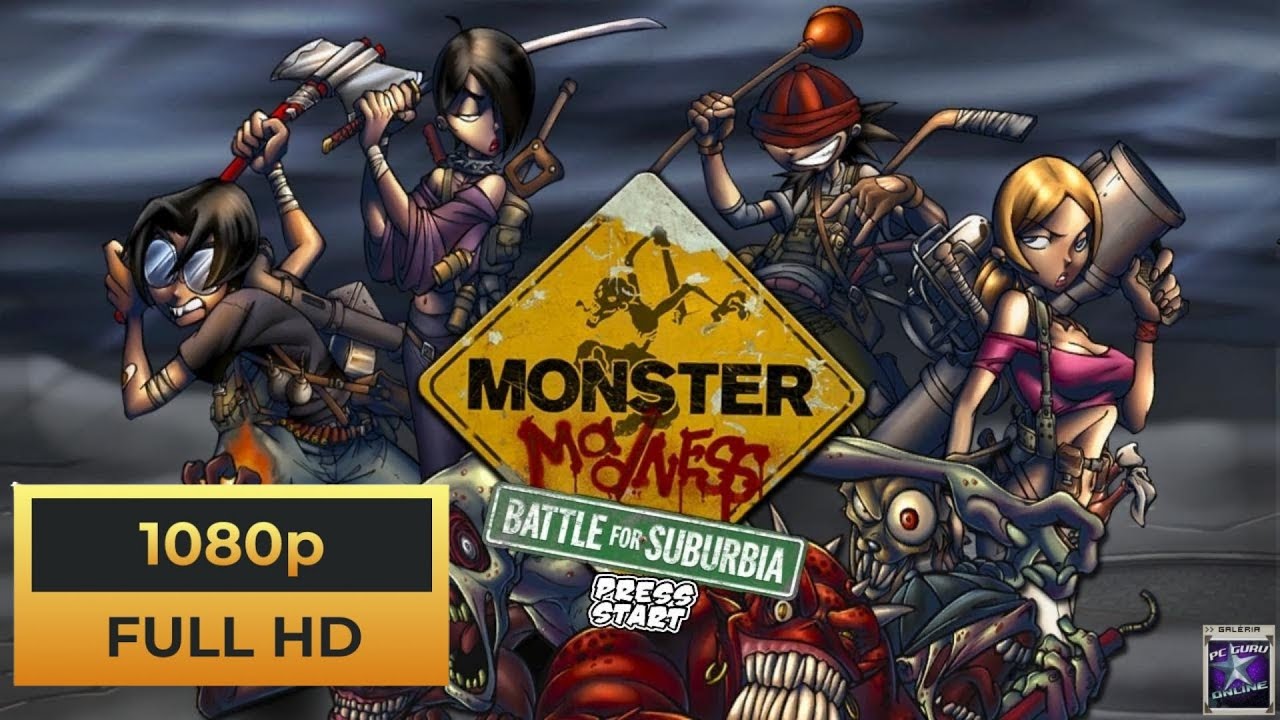 Monster Madness: Battle for Suburbia Full Movie (All Cutscenes)