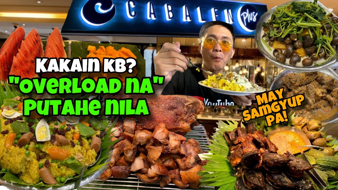 EAT ALL YOU CAN BUFFET SA CABALEN  SM MEGAMALL,WOW MADAMI NA PALANG OPTION ANG MGA PUTAHE NILA!