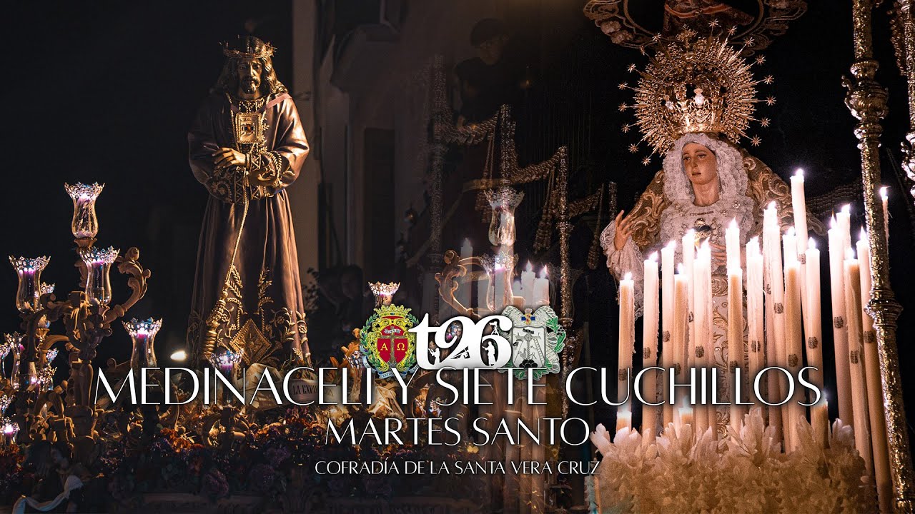 Cristo de MEDINACELI y Virgen de los SIETE CUCHILLOS | Martes Santo 2025 | tolilive 26 [4K HDR]