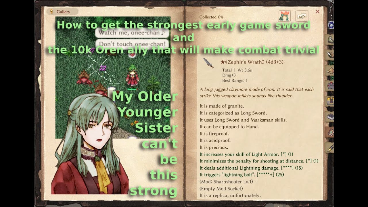 Earliest best weapon you can get + strongest early game ally guide - Elin