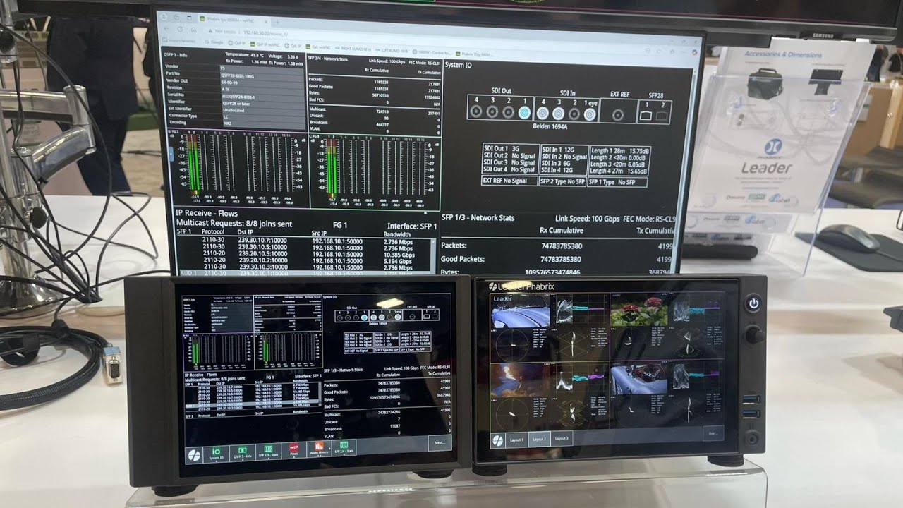 Leader PHABRIX Launch LPX500 Hybrid Waveform Monitor | NAB 2025