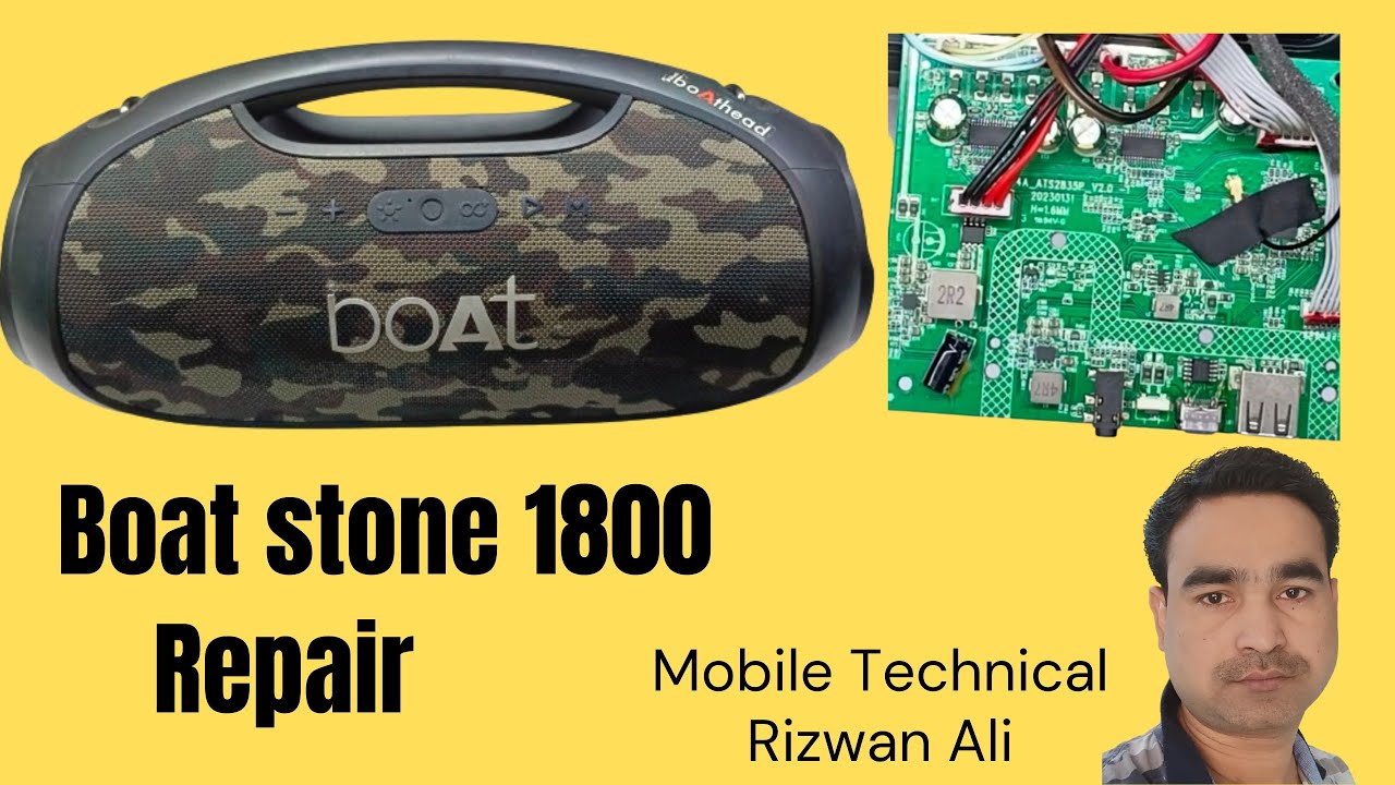 boat stone 1800 Bluetooth speaker repair#boat stone 1800 charging jack change