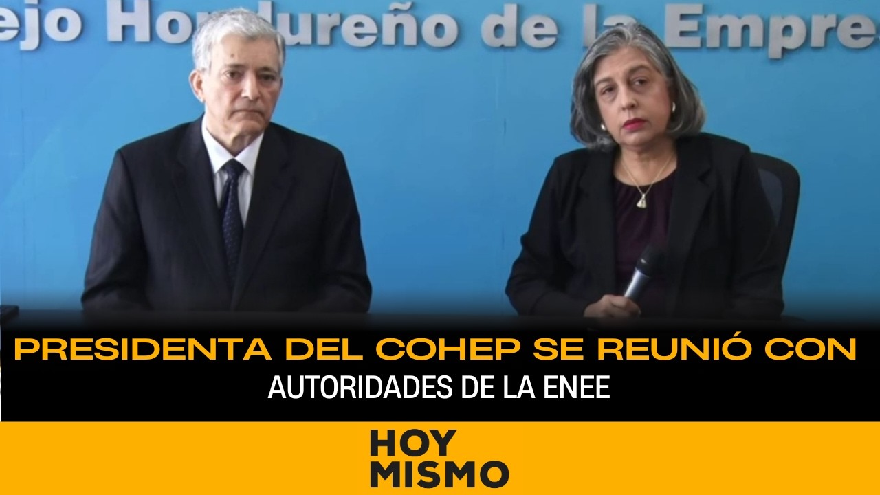 Presidenta del COHEP se reunió con autoridades de la ENEE.