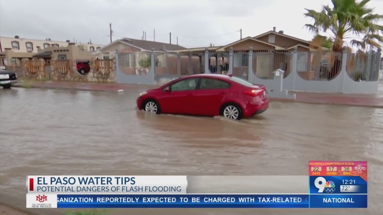 Water Tip Wednesday, potential dangers of flash floods