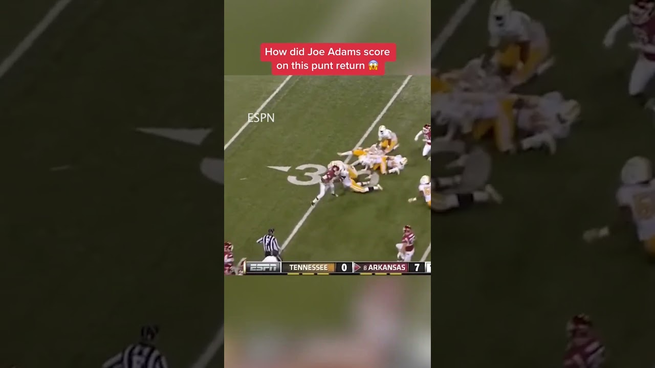 Joe Adams made Tennessee's whole defense look silly 😱 #shorts