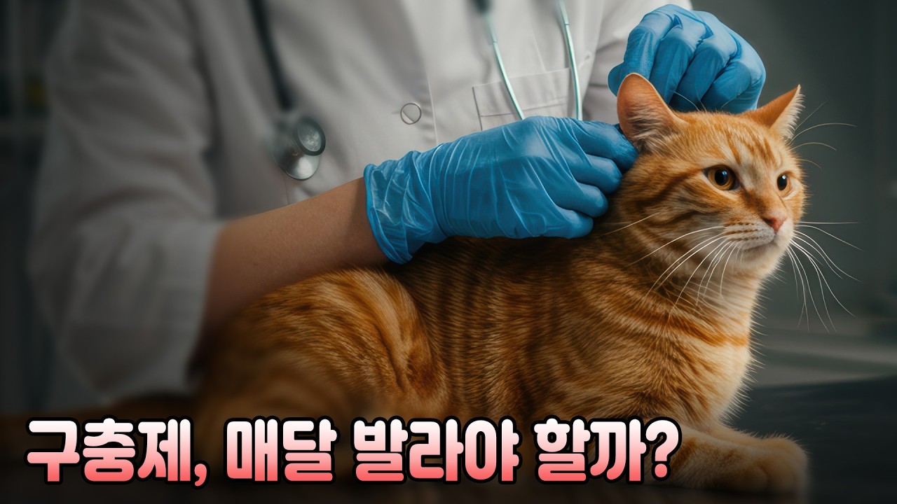 고양이 구충제 매달 발라야 할까? 고양이는 심장사상충에 안걸릴까?