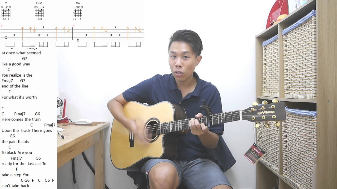 A step you cant take back 結他譜 CHORD譜 結他教學