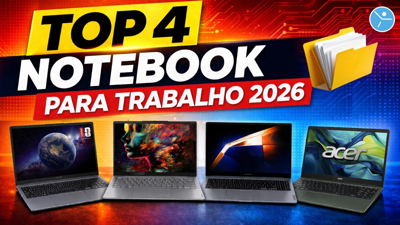 ✅TOP 4 Melhor NOTEBOOK Para TRABALHO 2026 (An&aacute;lise Completa)