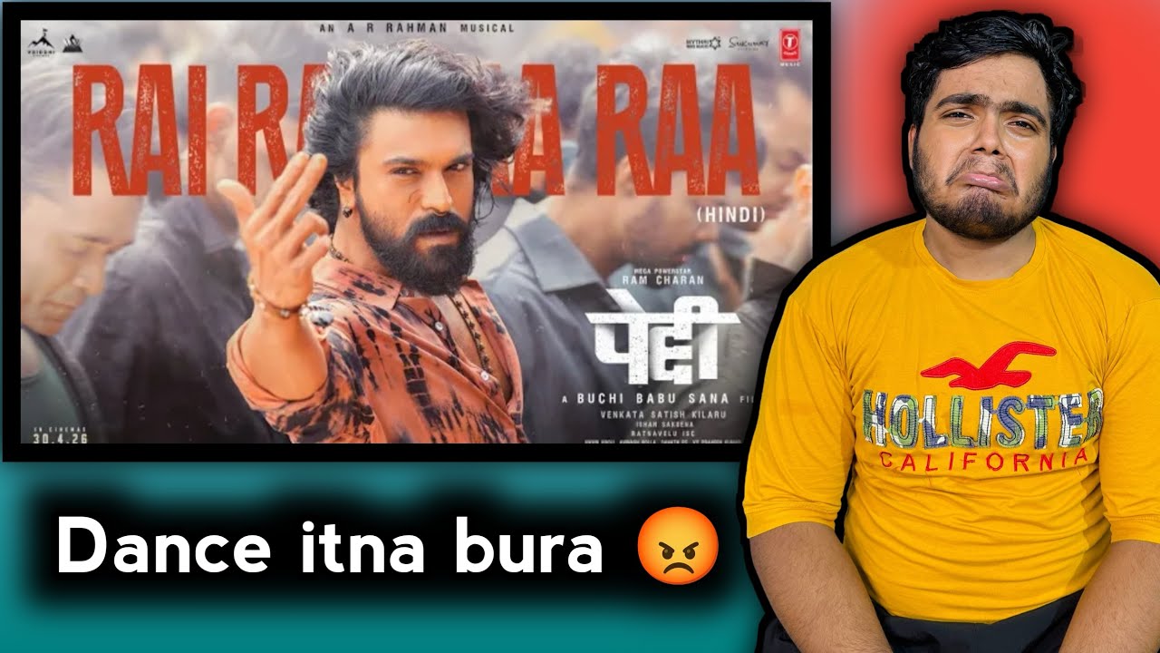 Rai Rai Raa Raa Song Reaction (Hindi) | Peddi | Ram Charan | Janhvi | Buchi Babu Sana | ARRahman