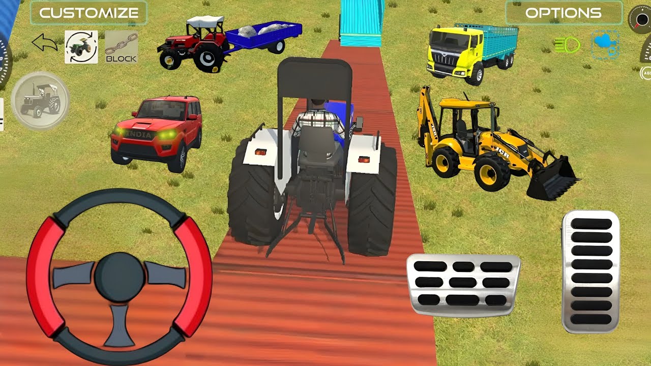 🚒 Drive JCB and Unloading Stone FromDumper in Game | Gadi Wala Game