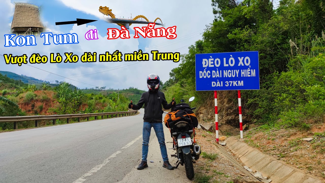 QL14 Hành trình Kon Tum đi Đà Nẵng | Vượt Đèo Lò Xo dài 37 Km