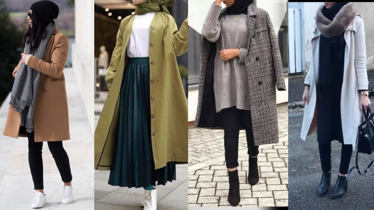 تنسيقات ملابس محجبات شتوية2021 / WINTER HIJAB STYLE OUTFITS/ Casual Look Book