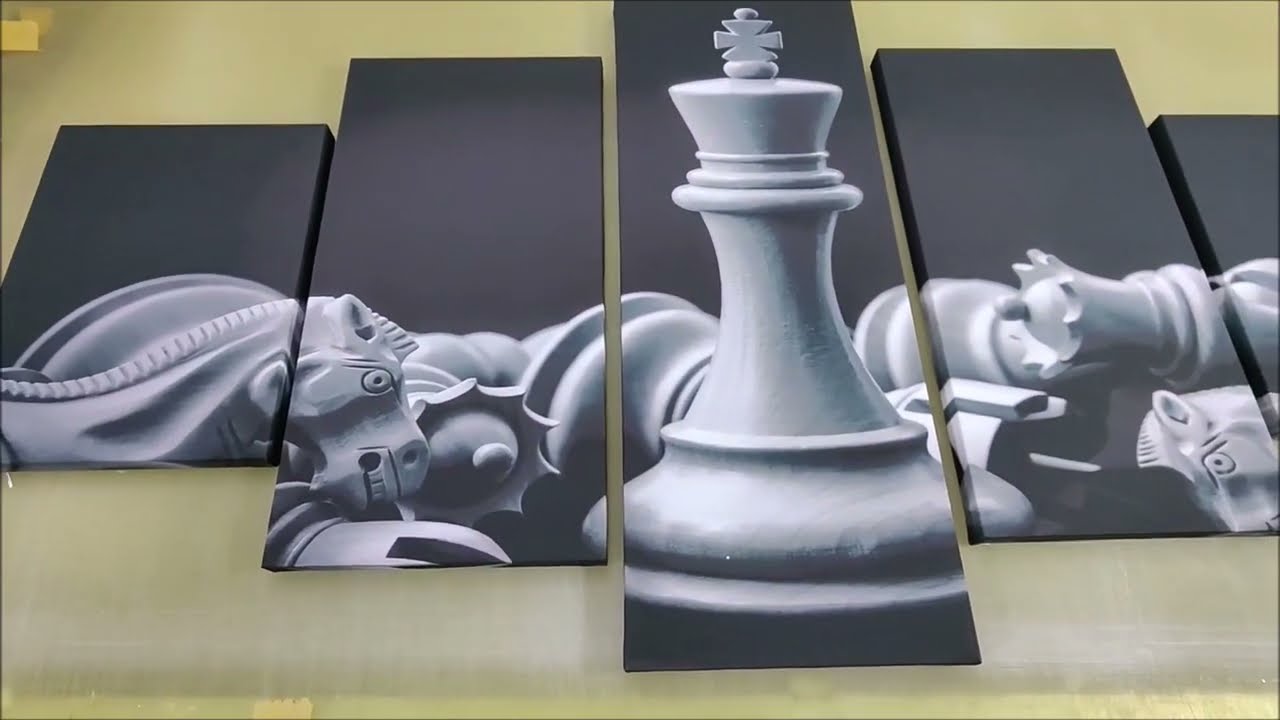 Finished 5 Piece Canvas Art | Handmade Print | 5 Panel Canvas | Arttree.com.au