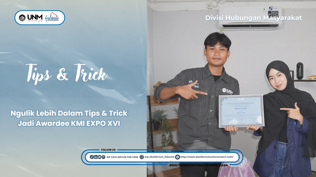 Tips & Trik Jadi Awardee KMI Expo XVI  bersama Kak Rendy Alfian