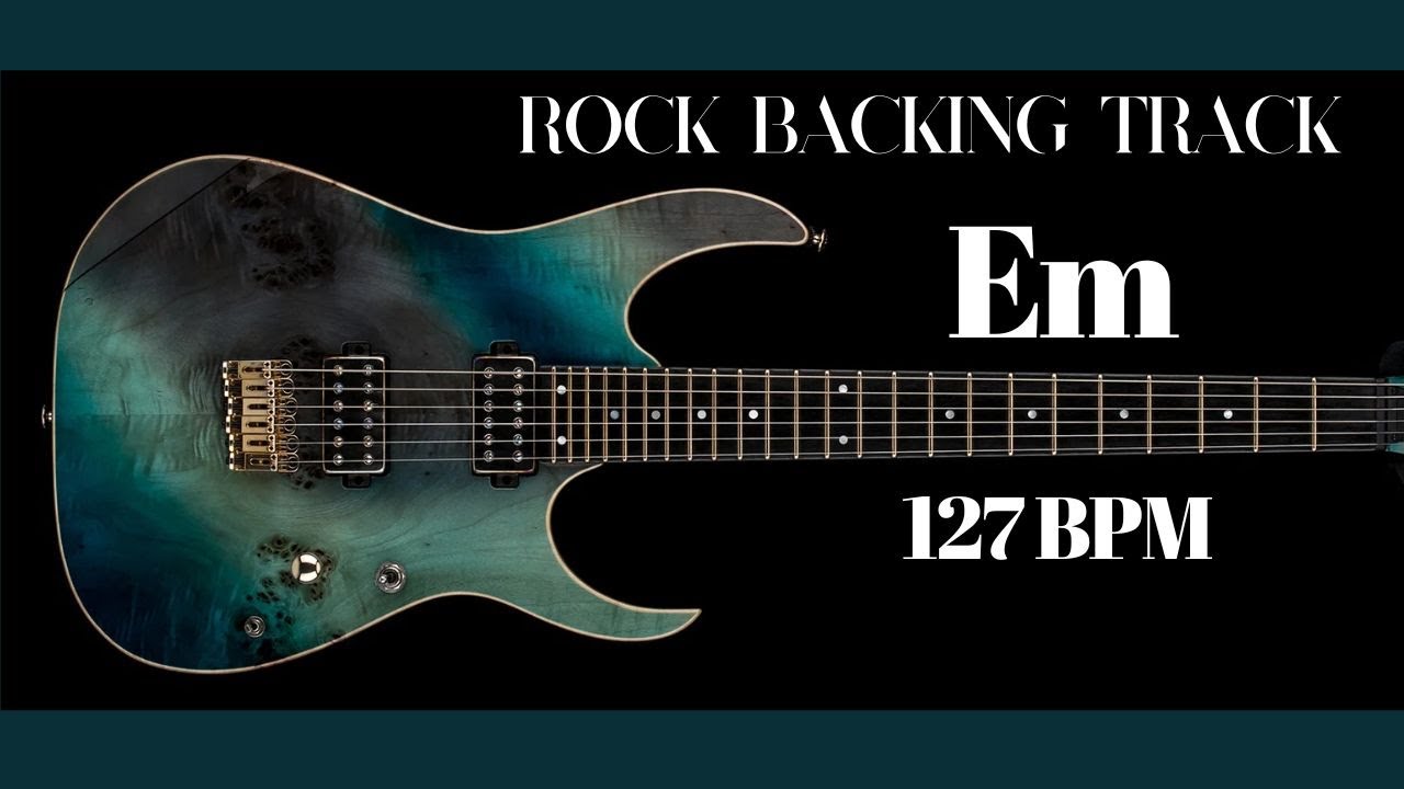 E Minor Rock Guitar Backing Track