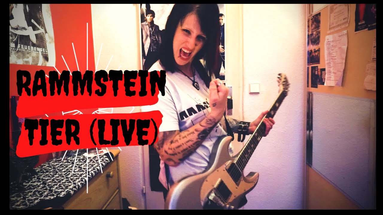 Rammstein - Tier (LIVE) Guitar Cover [MULTICAM, Full HD]