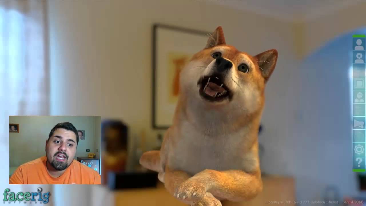 Facerig - Il mio nome &egrave; Burg e amo fare le facce strane alla web!