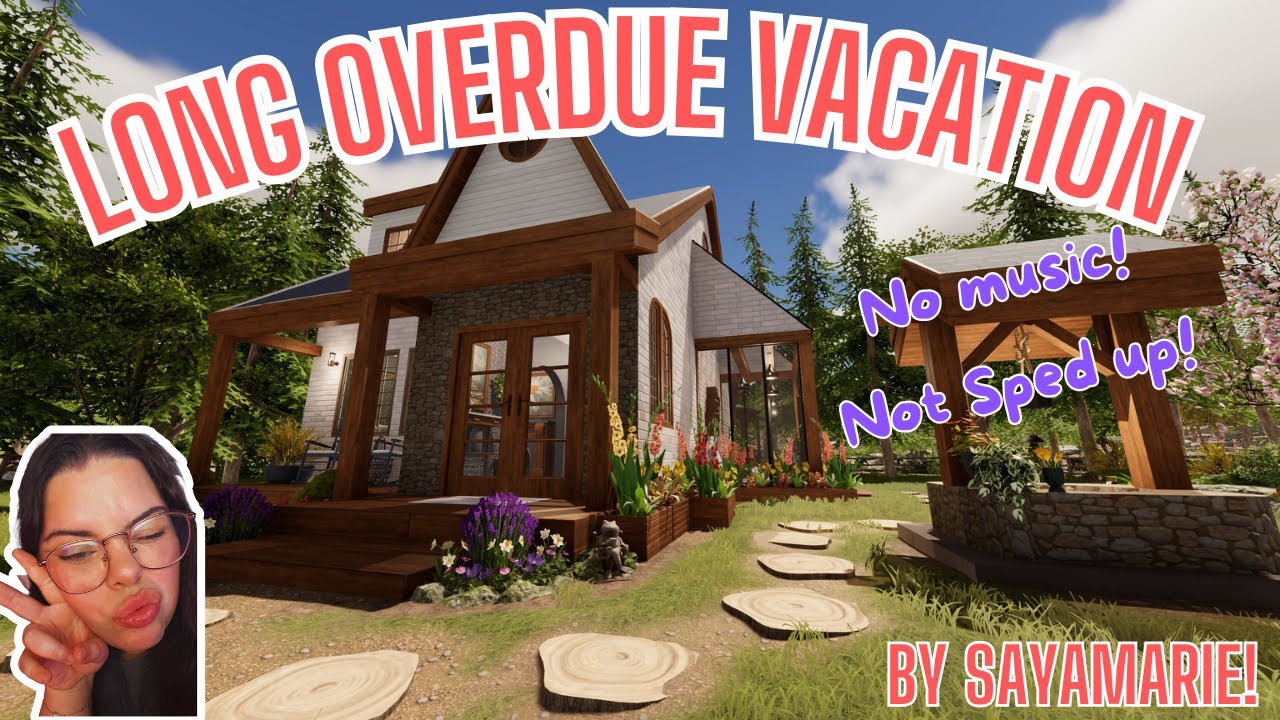 House Flipper 2 - Long Overdue Vacation Mod Build by Sayamarie! - [No Music, Not Sped Up, ASMR]