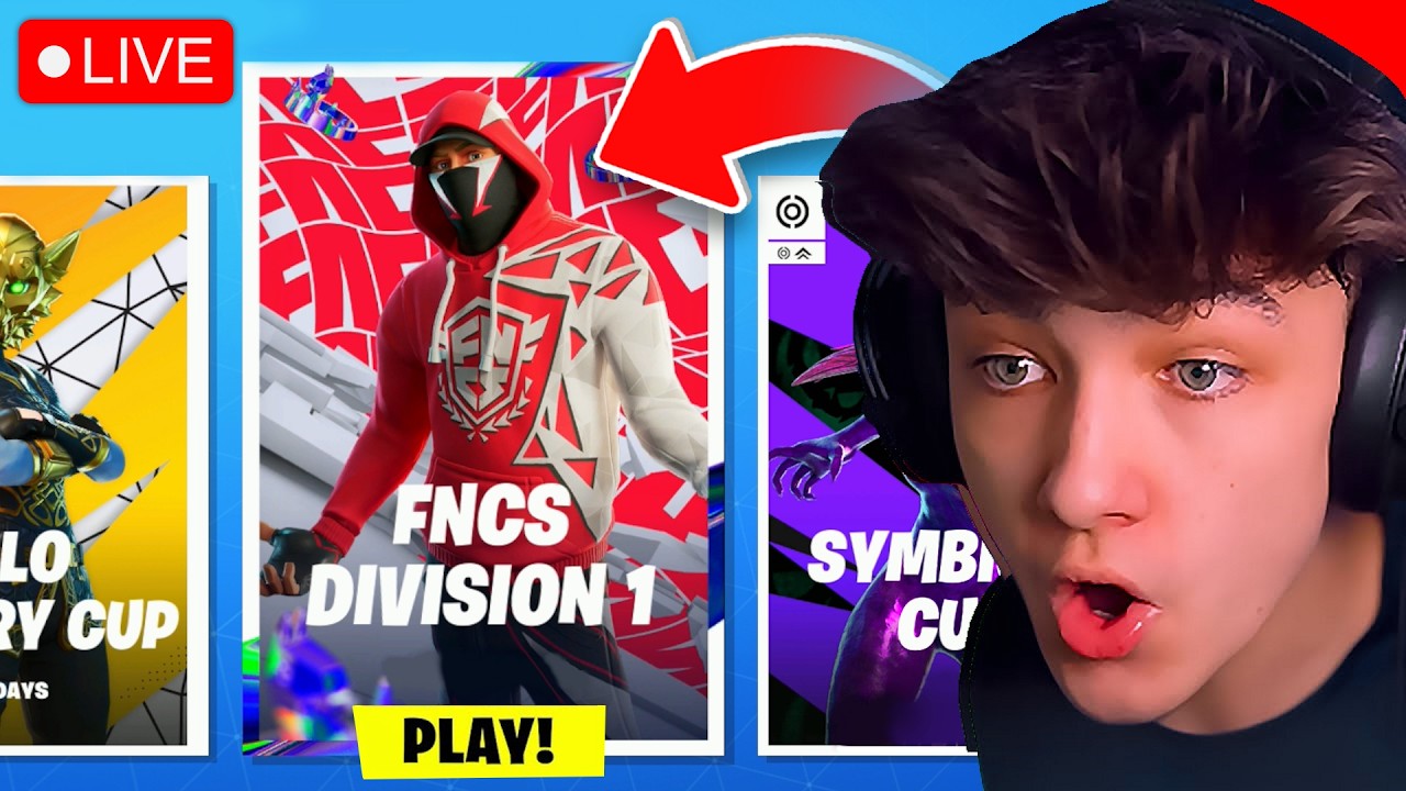 🔴LIVE! - FNCS TOURNAMENT in FORTNITE! (Day 2)