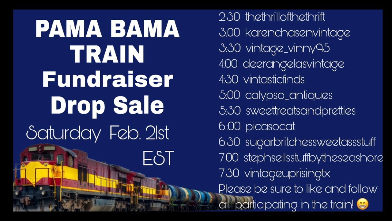 Pamabama Fundraiser Drop Sale!