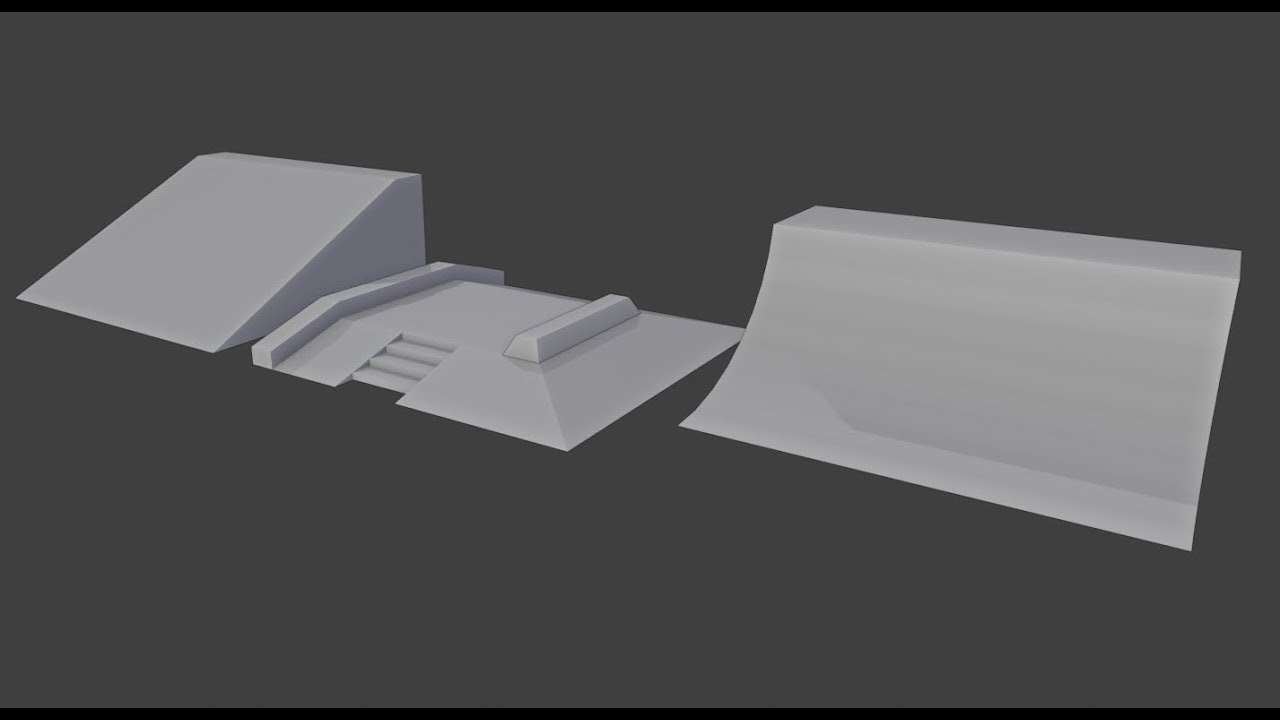 Blender 2.8 | Simple skateramp tutorial