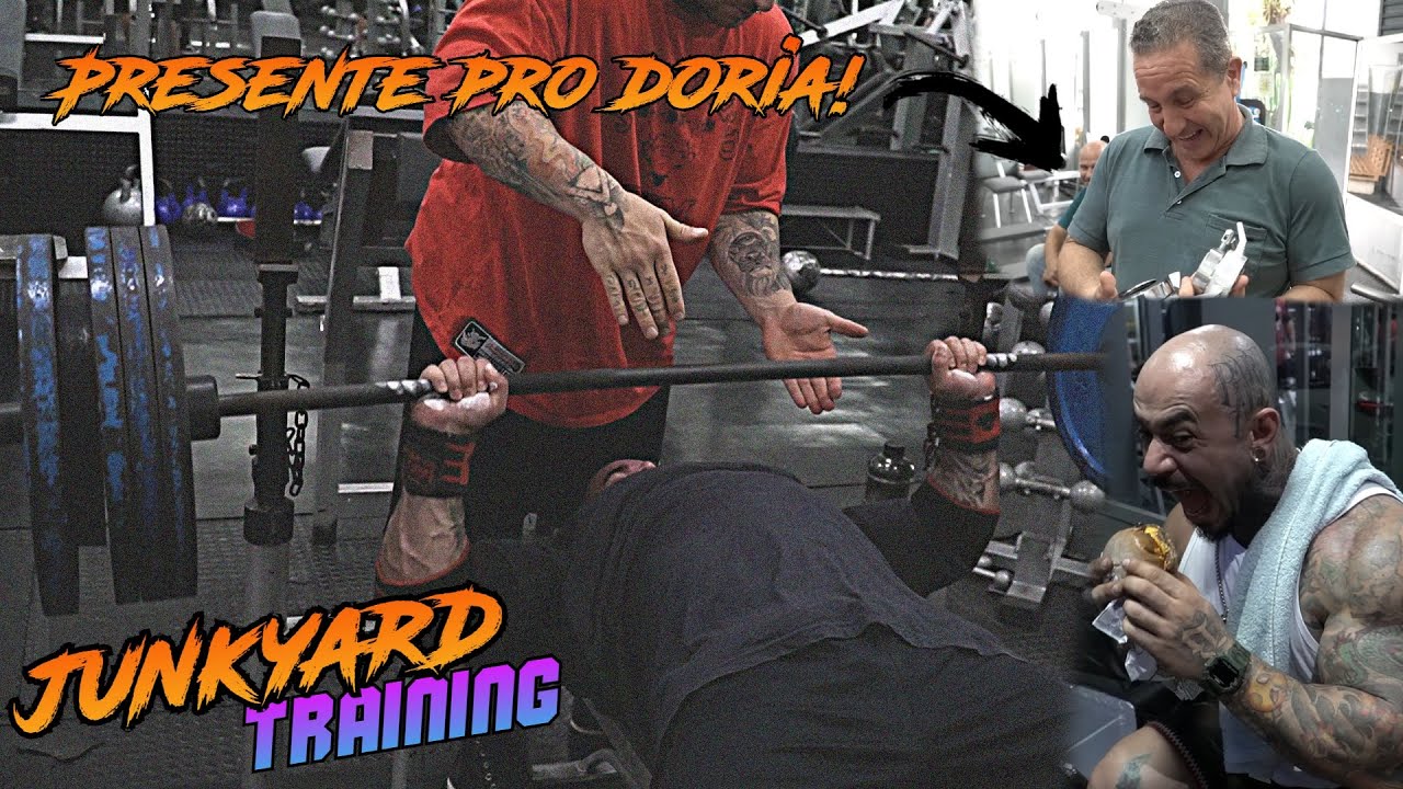 PRESENTE PARA O ANDRÉ DORIA, TREINO JUNKYARD NA GERSON E FIRE BURGER!