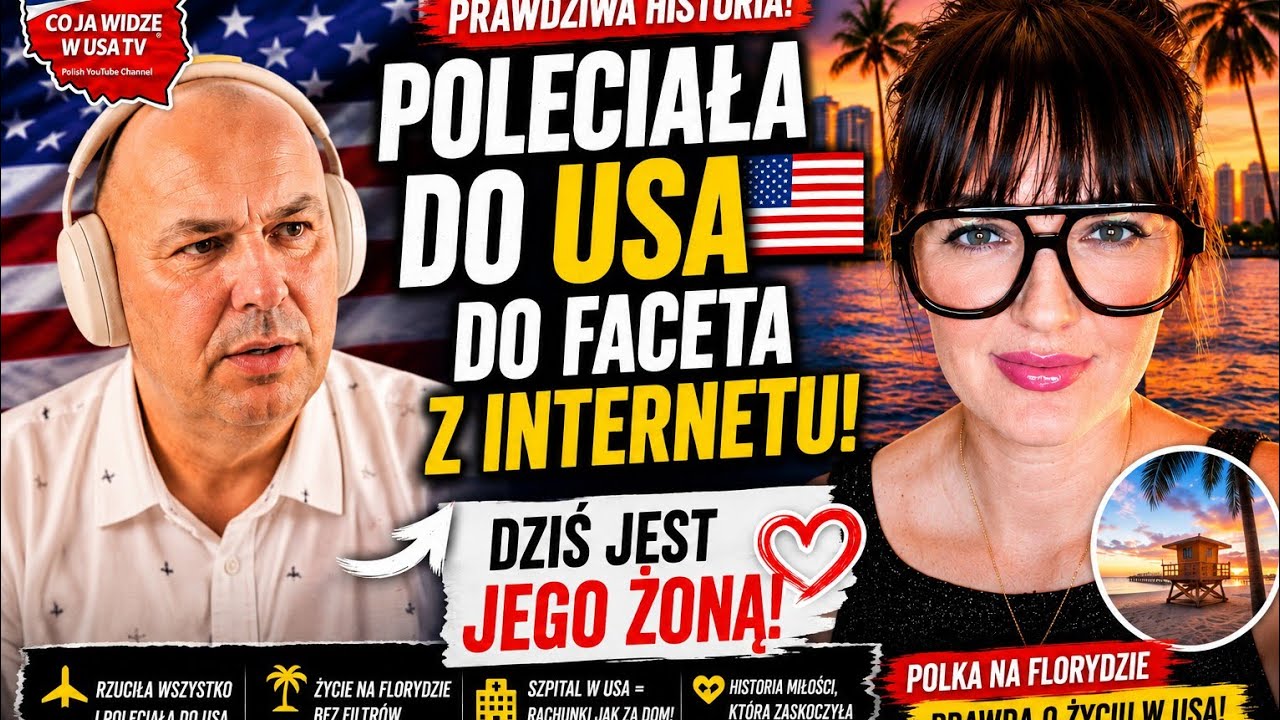 Poleciała do USA do faceta z internetu... Dziś jest jego żoną!