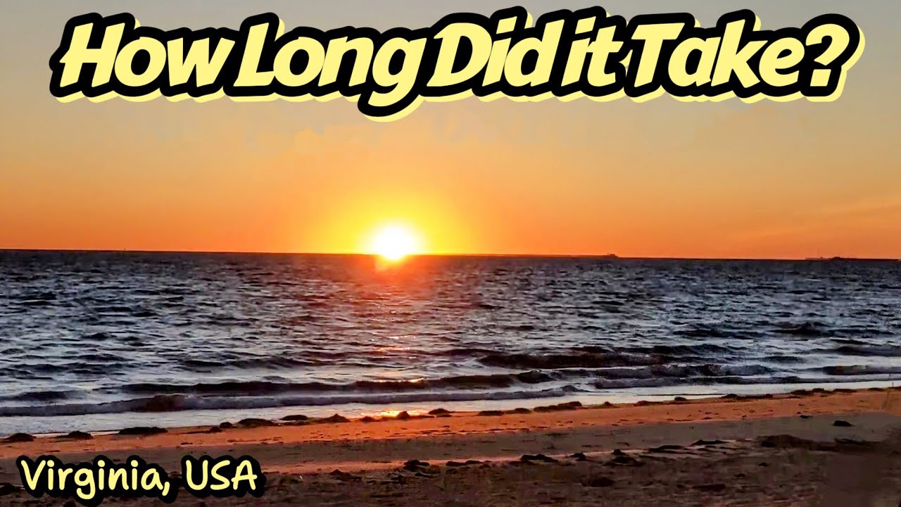 What is the SUNRISE Like From the Beaches of Coastal Virginia, USA?