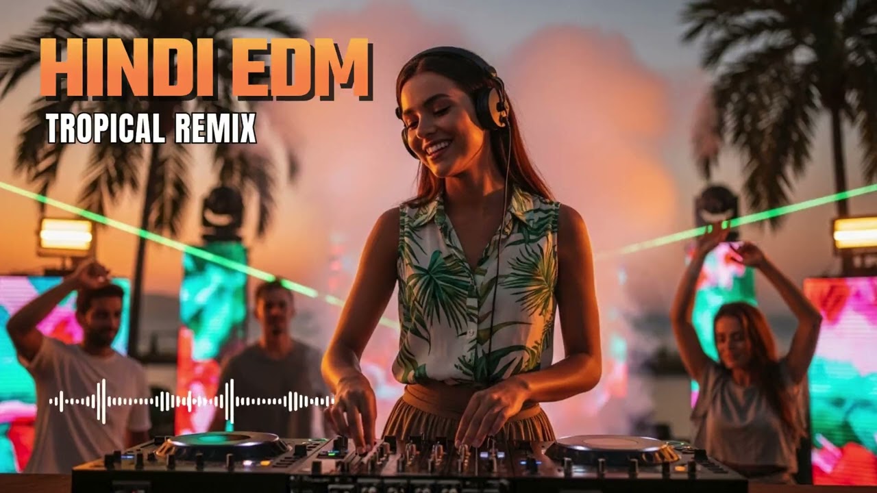 Hindi Tropical EDM Remix 🌴 Fresh Summer Party Beats
