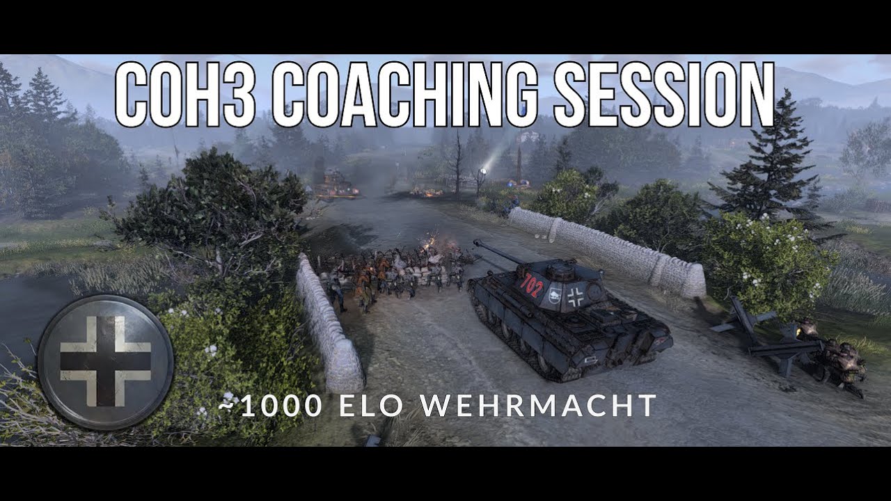 COH3 Coaching Session | ~1000 ELO | Wehrmacht