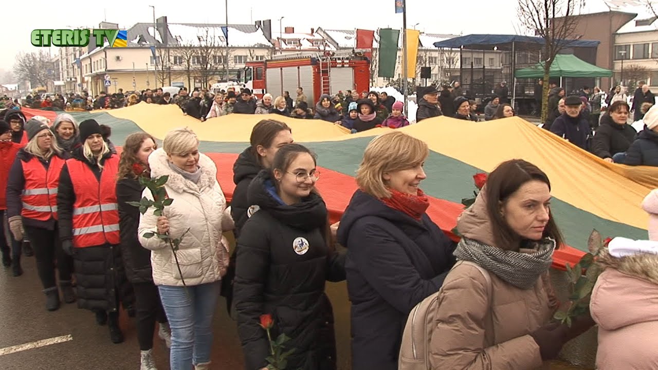 ETERIS TV 2023.03.16 Prienų Laisvės aikštėje vyko Lietuvos nepriklausomybės atkūrimo dienos šventė.