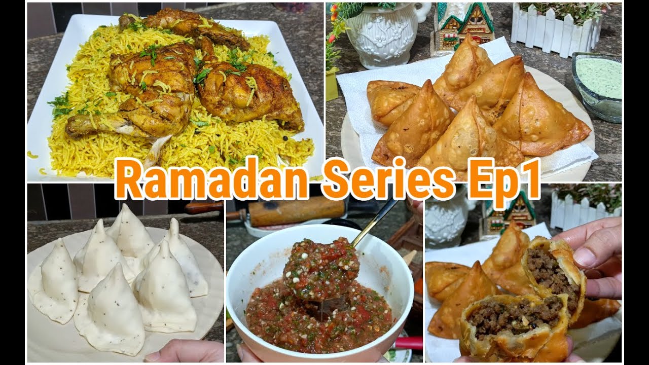 Ramadan Series Ep1 Chicken Mandi & Qeema Samosa Iftar Dinner & Iftar Snack Recipes Ramzan 2026