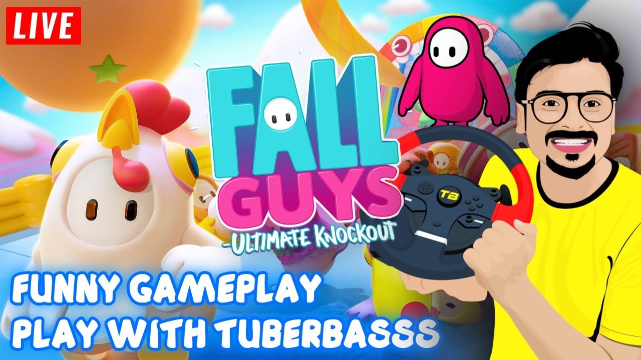 💥 Vaanga Veladalam 🤣 Fall Guys Game Play ❤ Fun Pandrom 🤣PLAY WITH TUBERBASSS😎