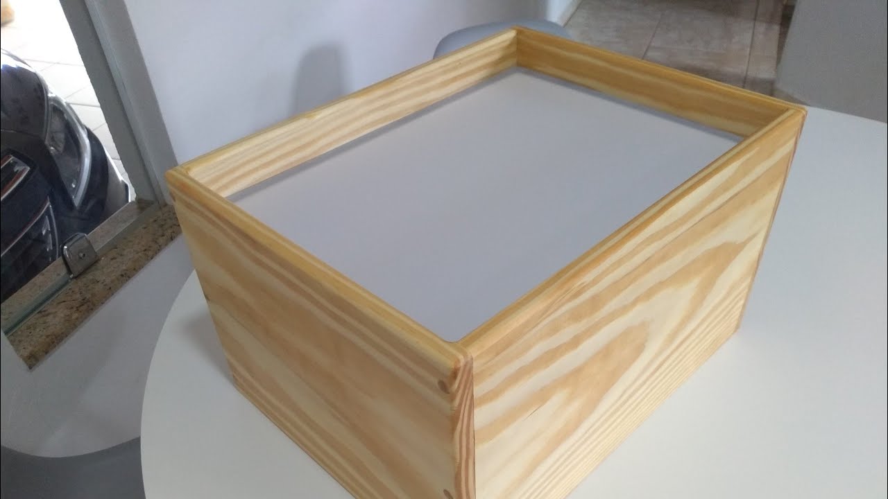 Como fazer caixa de luz | Reggio Emília | Mesa para desenho