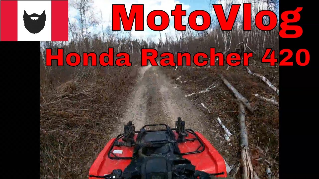 Honda Rancher 420 Trail Riding | MotoVlog