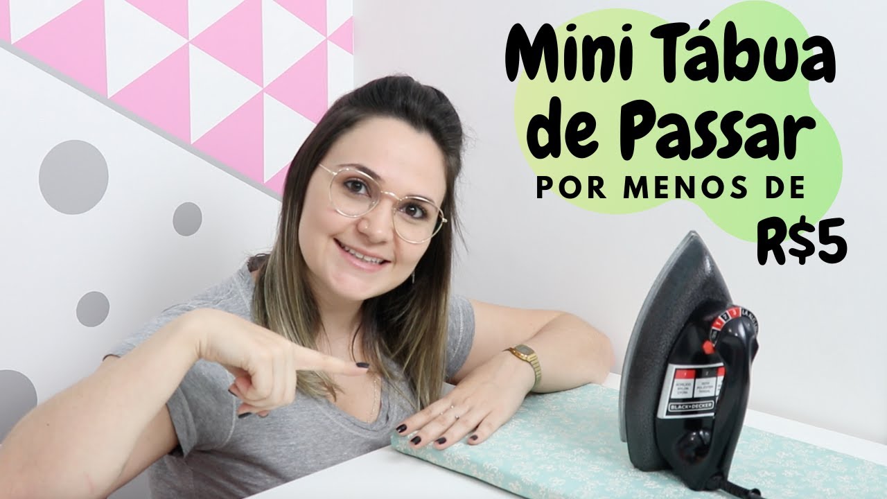 Como Fazer uma Mini Tábua de Passar por Menos de R$5