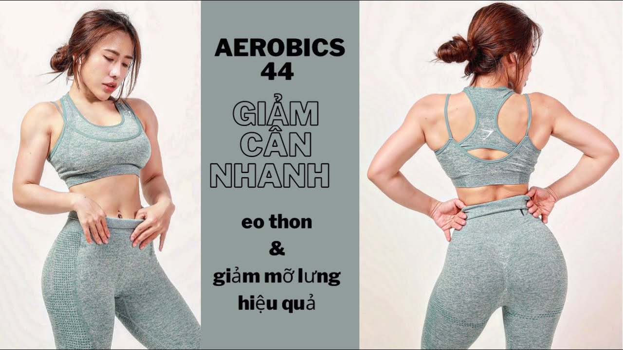 Aerobics#44: Giảm cân nhanh / giảm mỡ lưng / cánh tay thon #aerobics #danceworkout #giamcannhanh