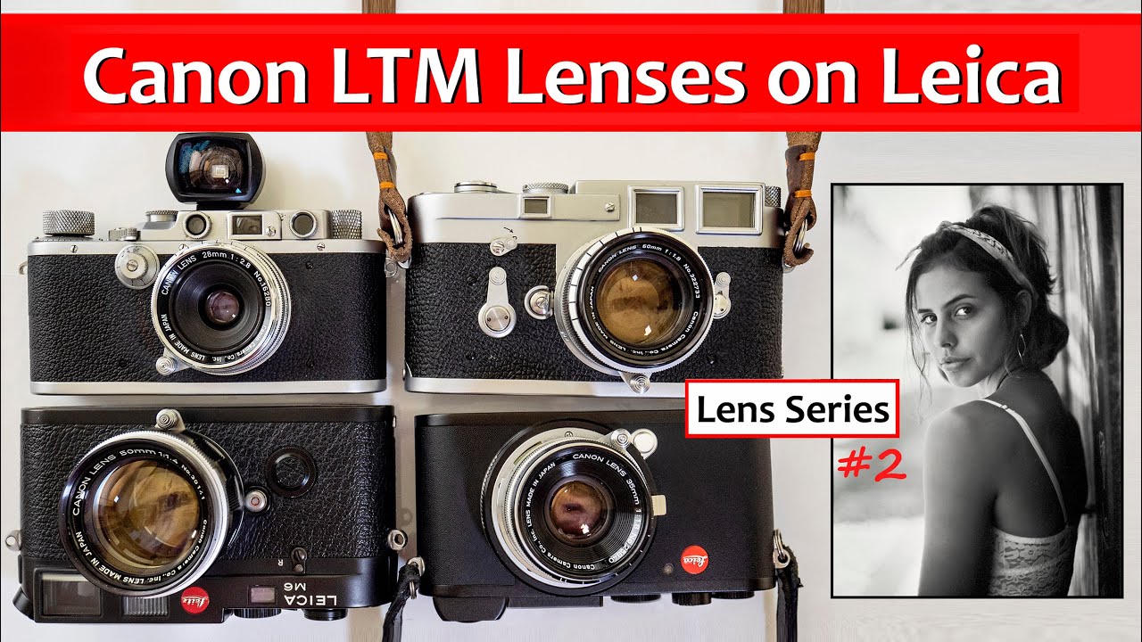 🔴 Leica Cameras + Canon LTM Lens: 4x Canon Screw Mount Lenses: Canon 50mm 1.8 LTM, Canon 35mm LTM..